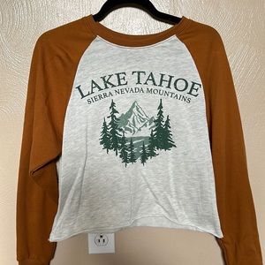 Cropped Lake Tahoe long sleeve